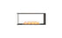 Ecosmart Fire Flex 50PN Peninsula Fireplace Insert - Black Finish / Stainless Steel Burner - ESF.FX.50PN